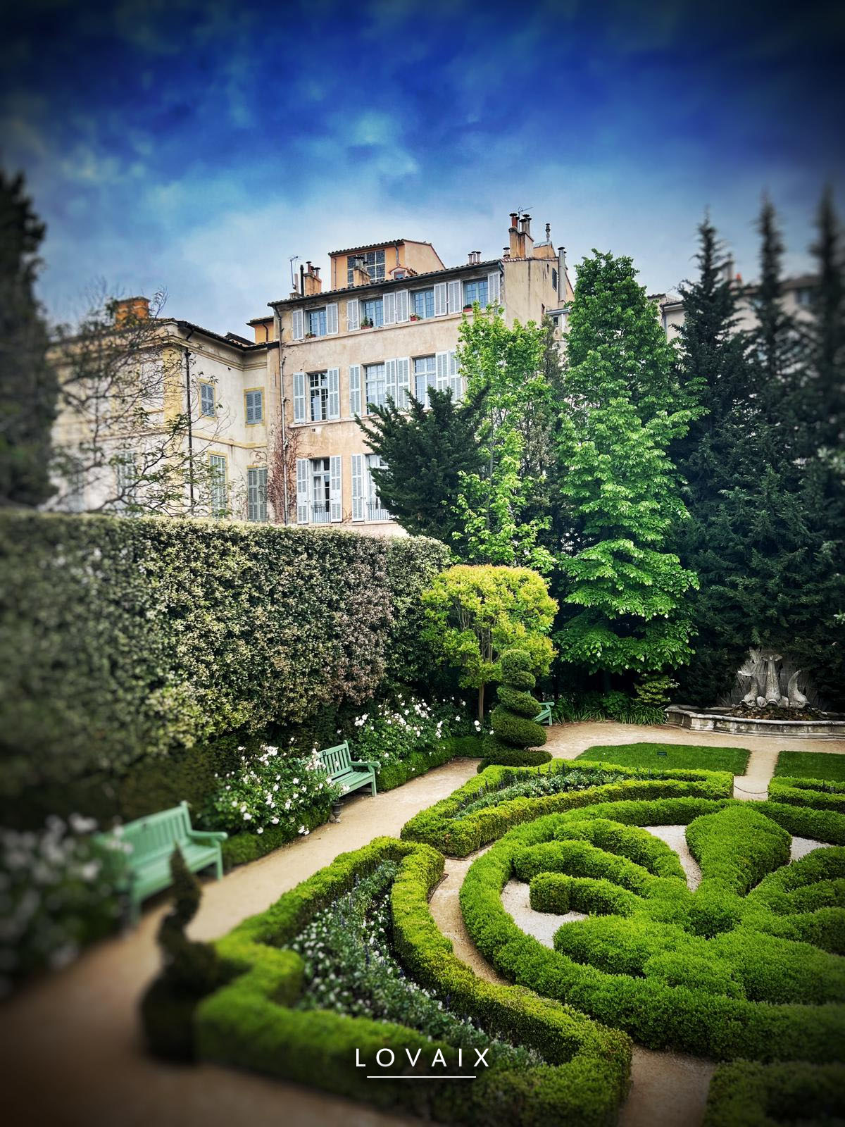 Les jardins de l'hotel de Caumont